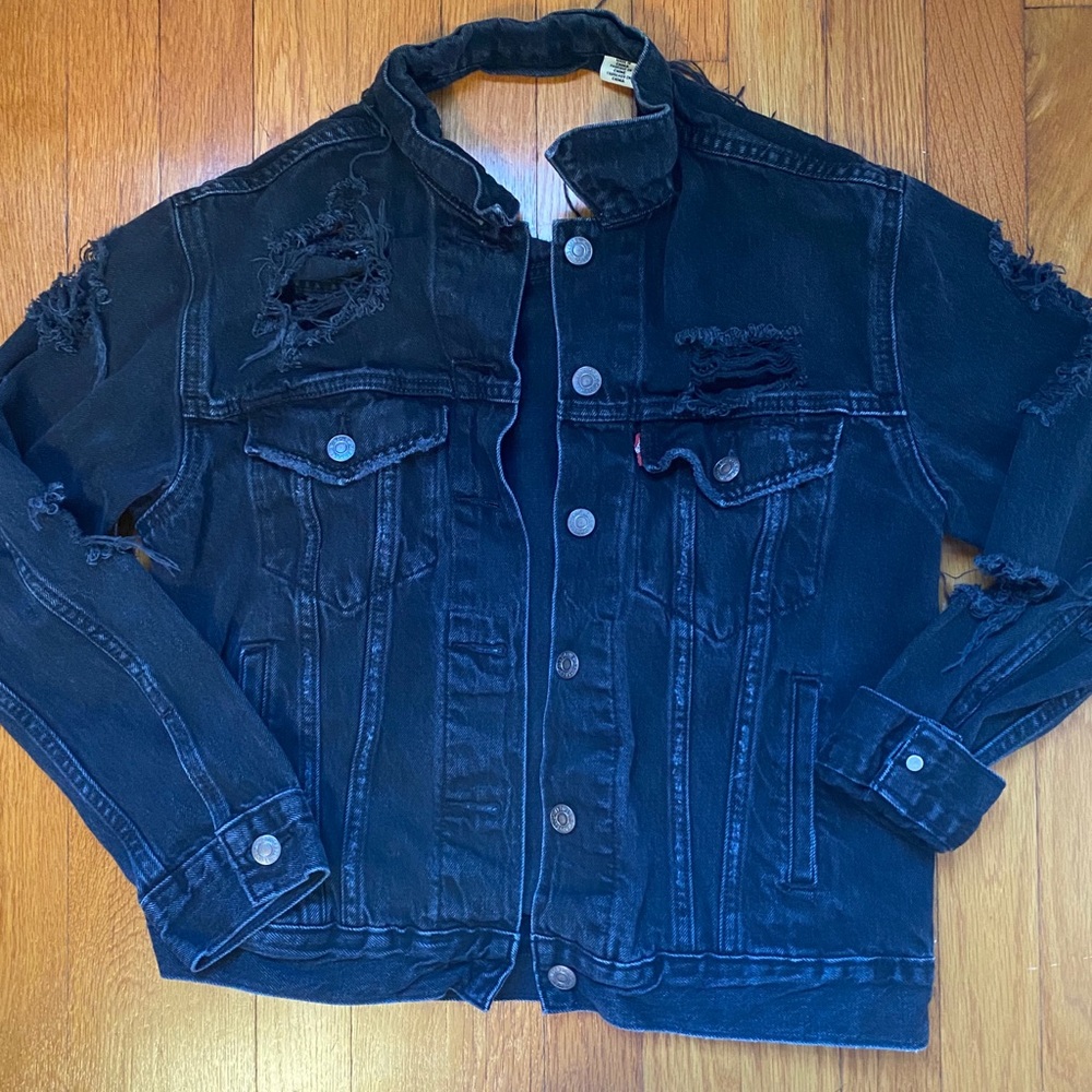 Levi’s Distressed Denim Jacket